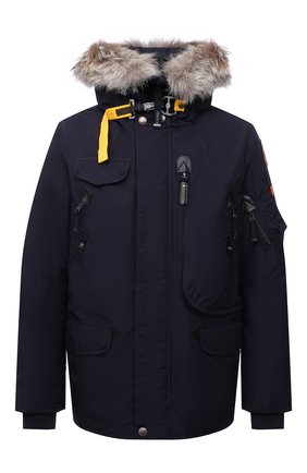 Мужская пуховая парка right hand с меховой отделкой PARAJUMPERS темно-синего цвета по цене 92400 руб., арт. MA03/RIGHT HAND | Фото 1 Мужская пуховая парка right hand с меховой отделкой PARAJUMPERS темно-синего цвета, арт. MA03/RIGHT HAND | Фото 1 (Статус проверки: Проверена категория, Проверено; Рукава: Длинные; Материал внешний: Синтетический материал; Мужское Кросс-КТ: Пуховик-верхняя одежда, Верхняя одежда, пуховик-короткий; Материал подклада: Синтетический материал; Материал утеплителя: Пух и перо; Кросс-КТ: Пуховик, Куртка; Длина (верхняя одежда): До середины бедра)