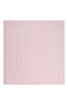 Детского кашемировое одеяло фактурной вязки LA PERLA розового цвета, арт. 59130 | Фото 2 (Статус проверки: Проверена категория)