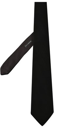 Мужской галстук из вискозы GIORGIO ARMANI черного цвета, арт. 360088/8A961 | Фото 2 (Материал: Вискоза, Текстиль; Статус проверки: Проверено; Принт: Без принта)