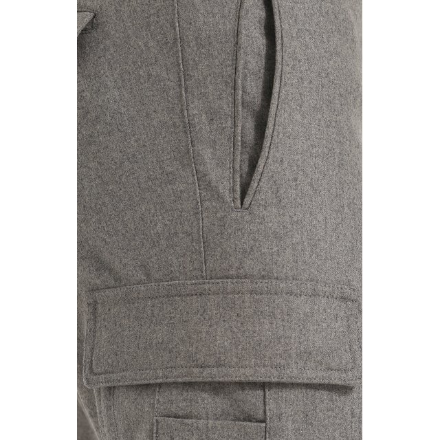 Шерстяные брюки-карго прямого кроя Ralph Lauren 5717739
