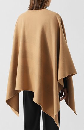 Женская бежевая шерстяное пончо с контрастной подкладкой Burberry, арт. 4029406 купить в ЦУМ | Фото №4 Шерстяное пончо с контрастной подкладкой Burberry бежевая | Фото №4
