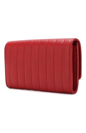 Кожаный кошелек Vicky с клапаном Saint Laurent, красного цвета, арт. 539972/0YD01 в ЦУМ | Фото №2 Кожаный кошелек Vicky с клапаном Saint Laurent красного цвета | Фото №2