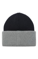 Мужская шерстяная шапка с логотипом бренда MONCLER темно-серого цвета, арт. D2-091-99214-00-969AK | Фото 2 (Материал: Текстиль, Шерсть; Кросс-КТ: Трикотаж)