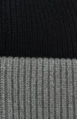 Мужская шерстяная шапка с логотипом бренда MONCLER темно-серого цвета, арт. D2-091-99214-00-969AK | Фото 3 (Материал: Текстиль, Шерсть; Кросс-КТ: Трикотаж)