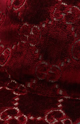 Бархатная кепка GG Gucci, бордового цвета, арт. 527075/3HD87 в ЦУМ | Фото №3 Бархатная кепка GG Gucci бордового цвета | Фото №3