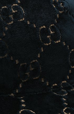 Бархатная кепка GG Gucci, синего цвета, арт. 527075/3HD87 в ЦУМ | Фото №3 Бархатная кепка GG Gucci синего цвета | Фото №3
