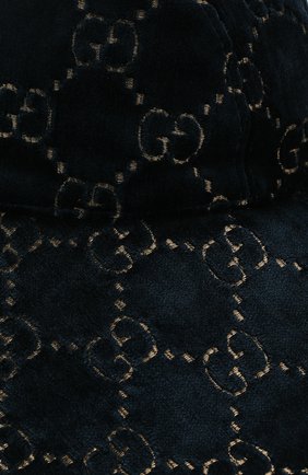 Вельветовая шляпа GG Gucci, темно-синего цвета, арт. 500267/3HD86 в ЦУМ | Фото №3 Вельветовая шляпа GG Gucci темно-синего цвета | Фото №3