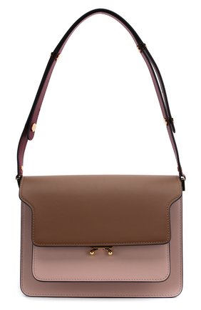 Женская сумка trunk MARNI темно-бежевого цвета по цене 136500 руб., арт. SBMPN09N03/LV583 | Фото 1 Женская сумка trunk MARNI темно-бежевого цвета, арт. SBMPN09N03/LV583 | Фото 1
