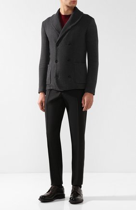 Мужской пиджак из смеси хлопка и вискозы GIORGIO ARMANI серого цвета по цене 114500 руб., арт. 6ZSG54/SJFFZ | Фото 2 Мужской пиджак из смеси хлопка и вискозы GIORGIO ARMANI серого цвета, арт. 6ZSG54/SJFFZ | Фото 2