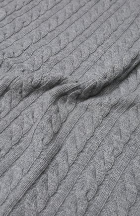 Детского кашемировое одеяло фактурной вязки LA PERLA серого цвета, арт. 59130 | Фото 2 (Статус проверки: Проверена категория)