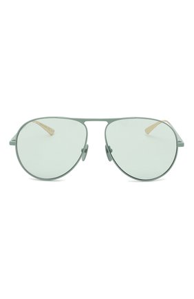 Женские солнцезащитные очки GUCCI светло-зеленого цвета по цене 21200 руб., арт. GG0334 004 | Фото 3 Женские солнцезащитные очки GUCCI светло-зеленого цвета, арт. GG0334 004 | Фото 3