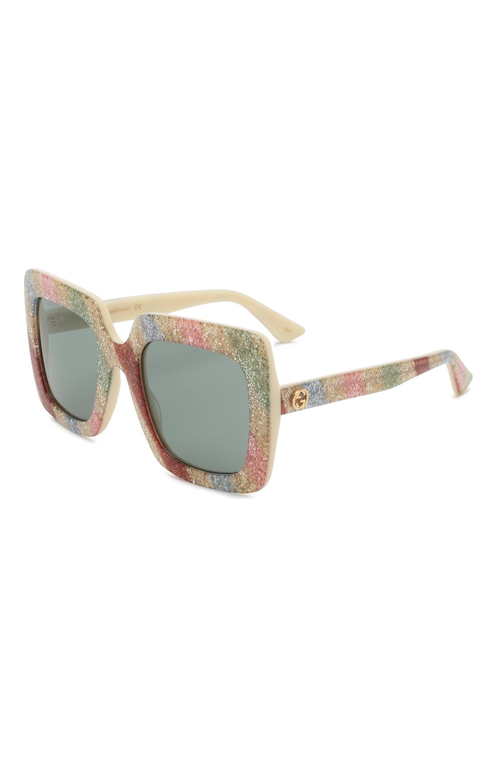 Женские солнцезащитные очки GUCCI разноцветного цвета, арт. GG0328 004 | Фото 1