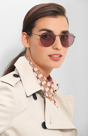 Женские розовые солнцезащитные очки Ray-Ban, арт. 3447-9066Z0 купить в ЦУМ | Фото №2 Солнцезащитные очки Ray-Ban розовые | Фото №2