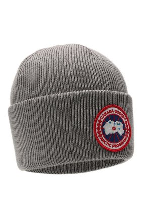 Мужская шерстяная шапка CANADA GOOSE серого цвета по цене 18750 руб., арт. 6936M | Фото 1 Мужская шерстяная шапка CANADA GOOSE серого цвета, арт. 6936M | Фото 1