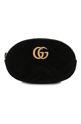 Поясная сумка GG Marmont из бархата | Фото №1 Поясная сумка GG Marmont из бархата | Фото №1