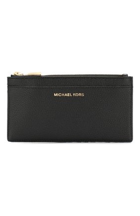 Женский кожаный футляр для кредитных карт MICHAEL MICHAEL KORS черного цвета по цене 8710 руб., арт. 32S8GF6D7L | Фото 1 Женский кожаный футляр для кредитных карт MICHAEL MICHAEL KORS черного цвета, арт. 32S8GF6D7L | Фото 1