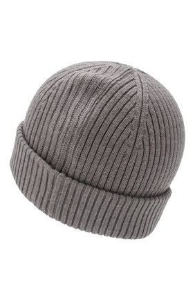 Мужская шерстяная шапка PARAJUMPERS серого цвета по цене 6240 руб., арт. HA02/RIB HAT | Фото 2 Мужская шерстяная шапка PARAJUMPERS серого цвета, арт. HA02/RIB HAT | Фото 2