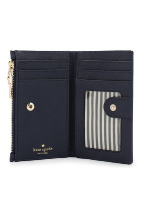 Кожаный кошелек Cameron Street Mikey Kate Spade New York, синего цвета, арт. PWRU6720 в ЦУМ | Фото №3 Кожаный кошелек Cameron Street Mikey Kate Spade New York синего цвета | Фото №3