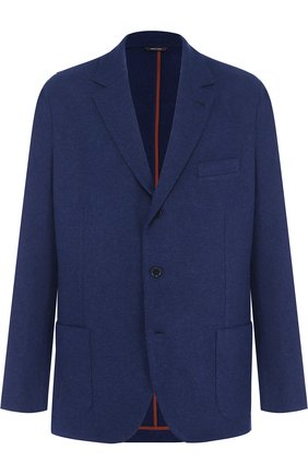 Мужской кашемировый пиджак LORO PIANA темно-синего цвета по цене 351500 руб., арт. FAI2695 | Фото 1 Мужской кашемировый пиджак LORO PIANA темно-синего цвета, арт. FAI2695 | Фото 1 (Длина (для топов): Стандартные; Материал внешний: Шерсть, Кашемир; Big photo: Big photo; Пиджаки М: Приталенный; Случай: Повседневный; Кросс-КТ: Трикотаж; Стили: Кэжуэл; Рукава: Длинные; 1-2-бортные: Однобортные)