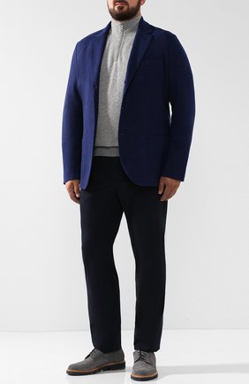 Мужской кашемировый пиджак LORO PIANA темно-синего цвета по цене 351500 руб., арт. FAI2695 | Фото 2 Мужской кашемировый пиджак LORO PIANA темно-синего цвета, арт. FAI2695 | Фото 2 (Длина (для топов): Стандартные; Материал внешний: Шерсть, Кашемир; Big photo: Big photo; Пиджаки М: Приталенный; Случай: Повседневный; Кросс-КТ: Трикотаж; Стили: Кэжуэл; Рукава: Длинные; 1-2-бортные: Однобортные)