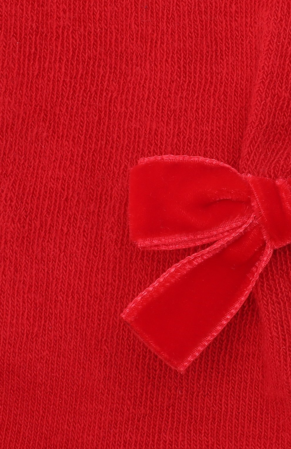 Детские колготки с бантом TWINSET красного цвета, арт. GA8ABC | Фото 2 (Материал: Текстиль, Хлопок; Статус проверки: Проверено, Проверена категория)