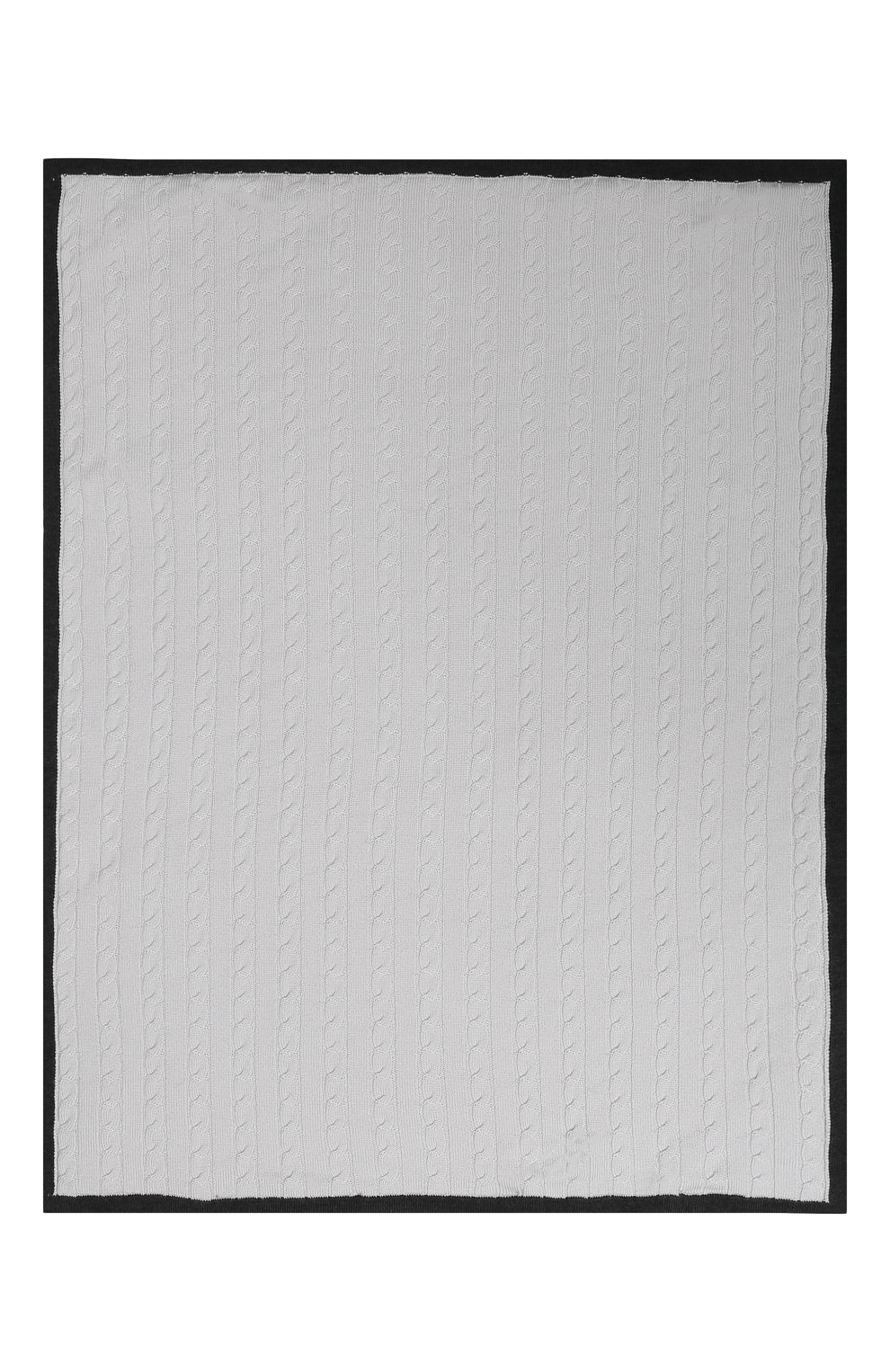 Детского шерстяное одеяло BABY T светло-серого цвета, арт. 18AI807C0I | Фото 3 (Материал: Текстиль, Шерсть; Статус проверки: Проверено, Проверена категория)