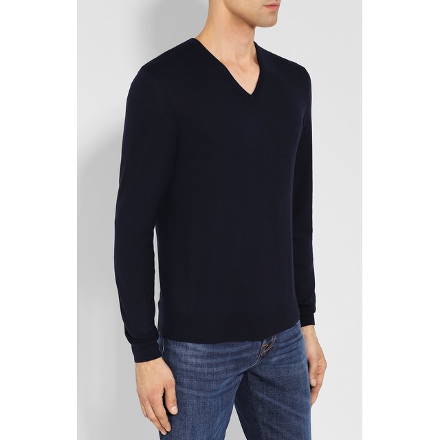 Кашемировый пуловер тонкой вязки Ralph Lauren 9598343