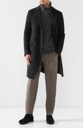 Мужские шерстяные брюки GIORGIO ARMANI бежевого цвета по цене 58300 руб., арт. 8WGPP01F/T004K | Фото 2 Мужские шерстяные брюки GIORGIO ARMANI бежевого цвета, арт. 8WGPP01F/T004K | Фото 2