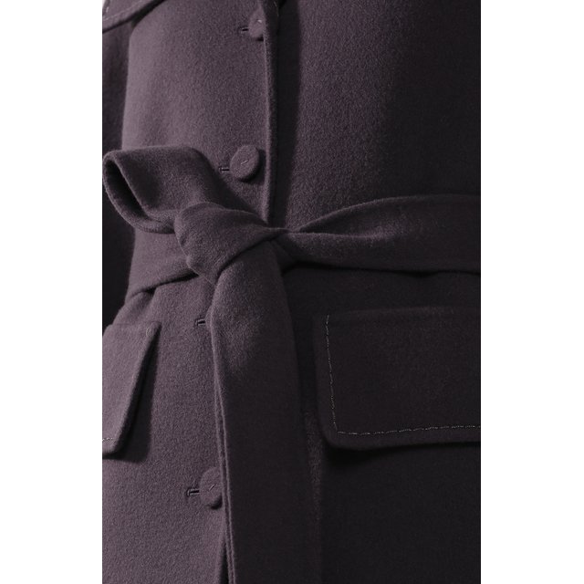 фото Кашемировое пальто с поясом bottega veneta