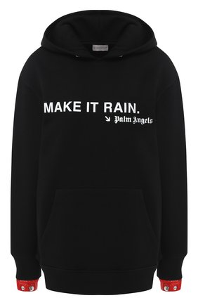 Хлопковый пуловер Moncler Palm Angels | Фото №1 Хлопковый пуловер Moncler Palm Angels | Фото №1