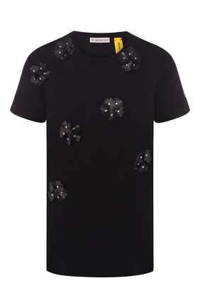 Хлопковая футболка Moncler Noir Kei Ninomiya | Фото №1 Хлопковая футболка Moncler Noir Kei Ninomiya | Фото №1