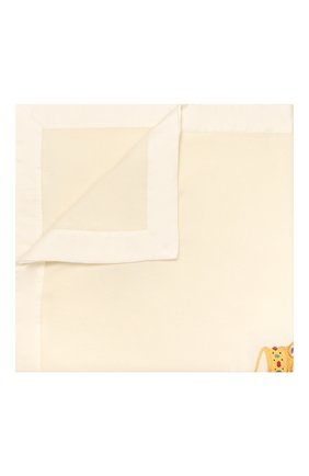 Детского шерстяное одеяло LORETTA CAPONI белого цвета, арт. 182K13188302002 | Фото 1 (Материал: Текстиль, Шерсть; Статус проверки: Проверено, Проверена категория)