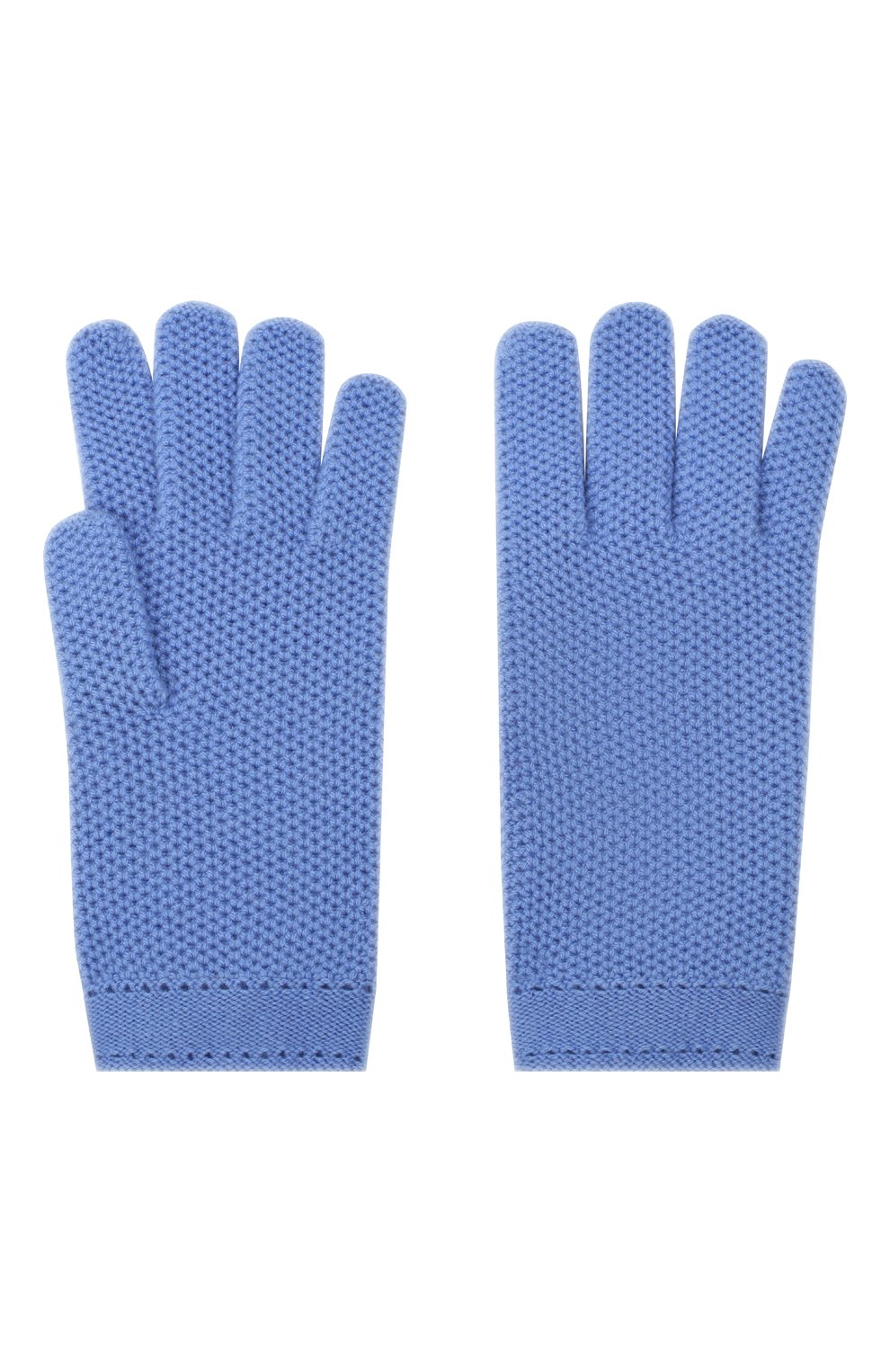 Женские кашемировые перчатки LORO PIANA синего цвета, арт. FAA1252 | Фото 2 (Материал: Текстиль, Кашемир, Шерсть; Кросс-КТ: Трикотаж; Статус проверки: Проверено, Проверена категория)