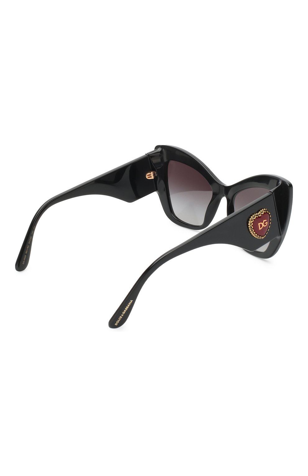 Женские солнцезащитные очки DOLCE & GABBANA черного цвета по цене 23400 руб., арт. 4349-501/8G | Фото 3 Женские солнцезащитные очки DOLCE & GABBANA черного цвета, арт. 4349-501/8G | Фото 3