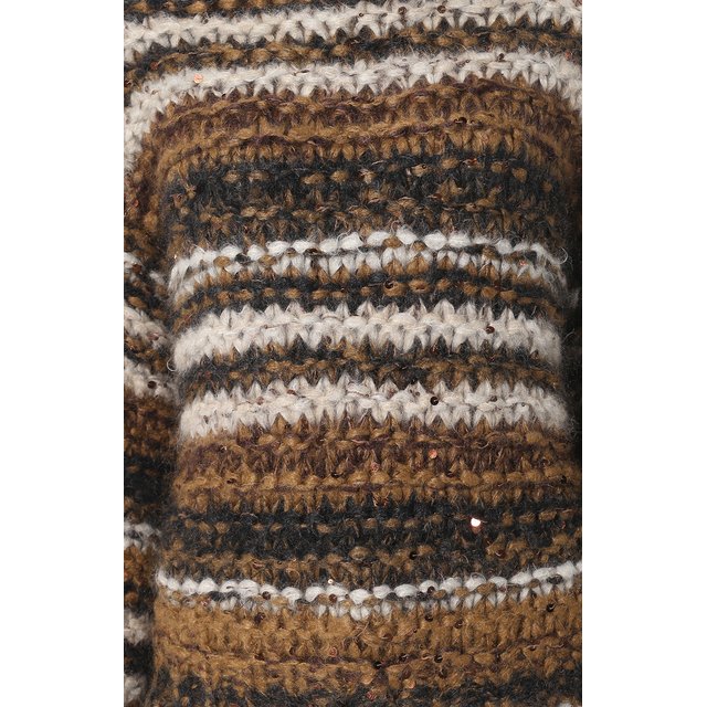 фото Вязаный пуловер свободного кроя brunello cucinelli