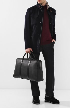 Мужской кожаный портфель на молнии TOM FORD черного цвета по цене 215000 руб., арт. H0363P-CP5 | Фото 2 Мужской кожаный портфель на молнии TOM FORD черного цвета, арт. H0363P-CP5 | Фото 2