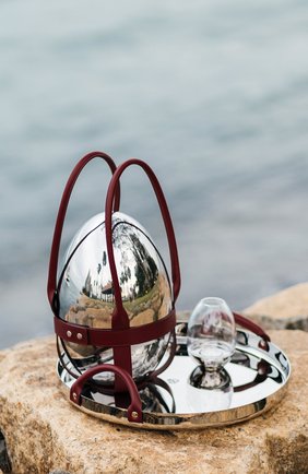 Мужского кожаный держатель для набора mood CHRISTOFLE бордового цвета по цене 44700 руб., арт. 07753299 | Фото 5 Мужского кожаный держатель для набора mood CHRISTOFLE бордового цвета, арт. 07753299 | Фото 5