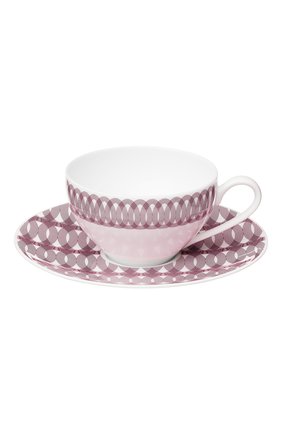 Чайная чашка с блюдцем mood nomade CHRISTOFLE бордового цвета, арт. 07685520 | Фото 1 (Статус проверки: Проверена категория; Ограничения доставки: fragile-2)