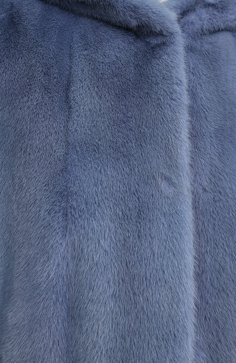 Женская шуба из меха норки с капюшоном YVES SALOMON светло-голубого цвета, арт. 9WYM27585VMLX | Фото 5 (Женское Кросс-КТ: Мех; Рукава: Длинные; Материал внешний: Натуральный мех; Длина (верхняя одежда): До середины бедра; Материал подклада: Шелк)