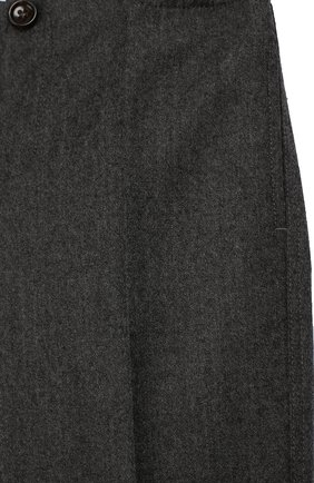Детские брюки из смеси шерсти и кашемира GUCCI серого цвета, арт. 512215/XBE30 | Фото 3 (Кросс-КТ НВ: Брюки; Статус проверки: Проверена категория)