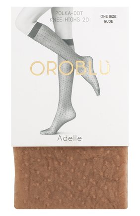 Женские капроновые гольфы OROBLU бежевого цвета по цене 781 руб., арт. V0BC63103 | Фото 1 Женские капроновые гольфы OROBLU бежевого цвета, арт. V0BC63103 | Фото 1