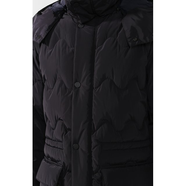 фото Пуховая куртка на молнии с капюшоном z zegna