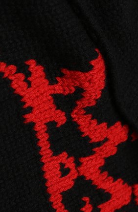 Женский черный кашемировый шарф фактурной вязки Dolce & Gabbana, арт. FX333T/JAWHG купить в ЦУМ | Фото №2 Кашемировый шарф фактурной вязки Dolce & Gabbana черный | Фото №2