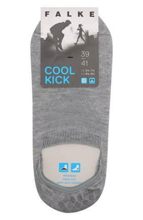 Мужские подследники cool kick FALKE серого цвета, арт. 16601 | Фото 1 (Материал внешний: Синтетический материал; Кросс-КТ: бельё; Статус проверки: Проверена категория)