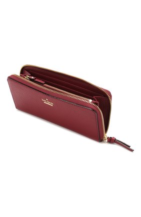 Кожаный кошелек на молнии Kate Spade New York, красного цвета, арт. PWRU6517 в ЦУМ | Фото №3 Кожаный кошелек на молнии Kate Spade New York красного цвета | Фото №3