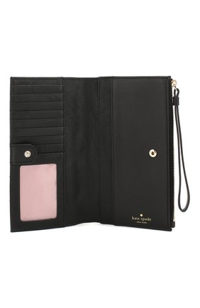 Кожаный кошелек с отделениями для кредитных карт Kate Spade New York, черного цвета, арт. PWRU6633 в ЦУМ | Фото №3 Кожаный кошелек с отделениями для кредитных карт Kate Spade New York черного цвета | Фото №3