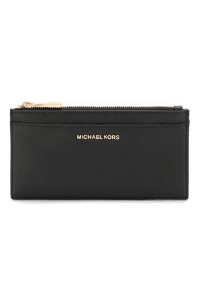 Женский кожаный футляр для кредитных карт MICHAEL MICHAEL KORS черного цвета по цене 7920 руб., арт. 32S8GF6D7L | Фото 1 Женский кожаный футляр для кредитных карт MICHAEL MICHAEL KORS черного цвета, арт. 32S8GF6D7L | Фото 1