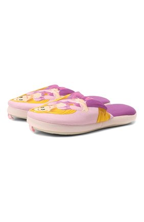 Детского текстильная домашняя обувь DE FONSECA розового цвета, арт. ROMA G490RU | Фото 1 (Статус проверки: Проверена категория; Материал внешний: Текстиль; Кросс-КТ: тапочки)