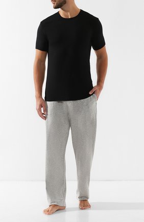 Мужские хлопковые домашние брюки с широкой резинкой CALVIN KLEIN серого цвета по цене 5710 руб., арт. NB1160E | Фото 2 Мужские хлопковые домашние брюки с широкой резинкой CALVIN KLEIN серого цвета, арт. NB1160E | Фото 2