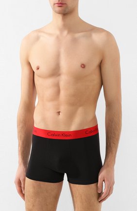 Мужские комплект из двух хлопковых боксеров CALVIN KLEIN черного цвета по цене 4750 руб., арт. NB1463A | Фото 2 Мужские комплект из двух хлопковых боксеров CALVIN KLEIN черного цвета, арт. NB1463A | Фото 2